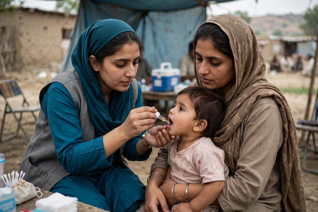 Pakistan Confirms Sixth Polio Case of 2026 in Khyber District