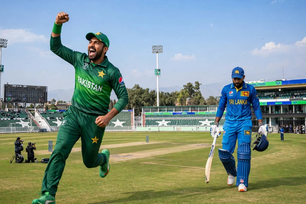 Pakistan Beat Sri Lanka by 37 Runs in Tri-Series Opener at Rawalpindi