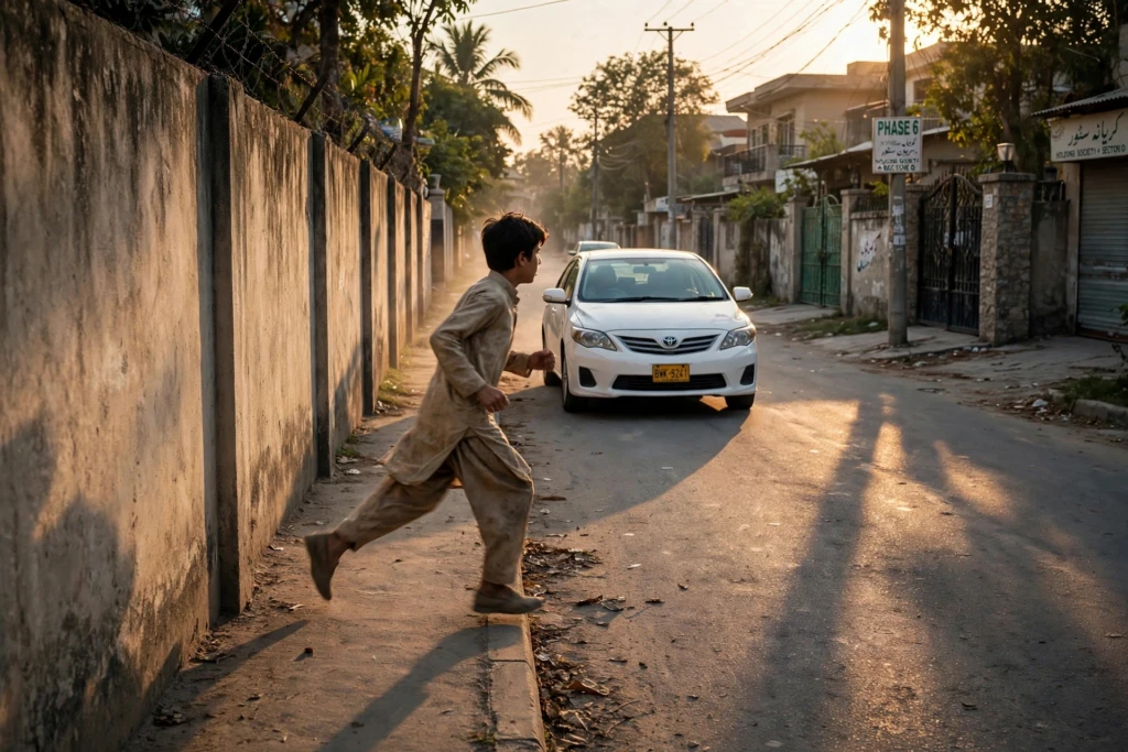 Orphan Boy, 15, Run Over by Contractor's Car in Multan