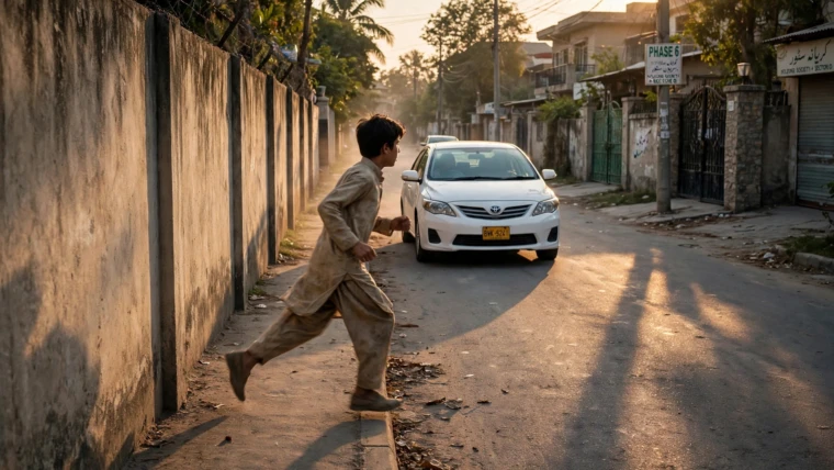 Orphan Boy, 15, Run Over by Contractor's Car in Multan