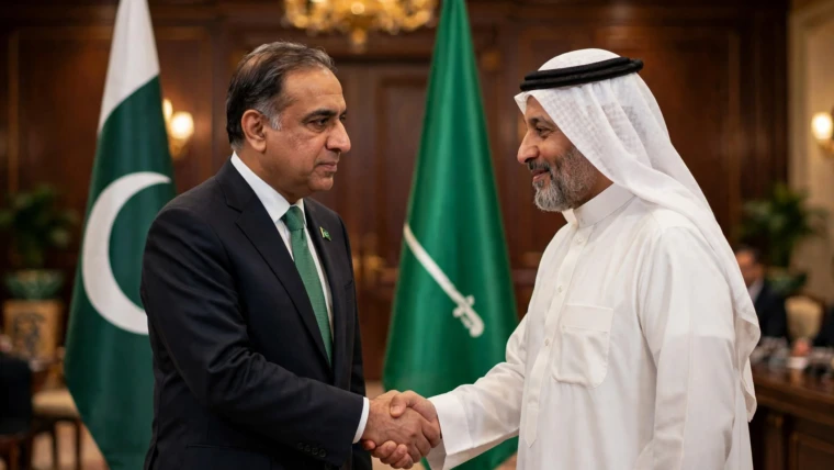 Shehbaz Pledges Pakistan's Full Backing for Saudi Arabia's Security
