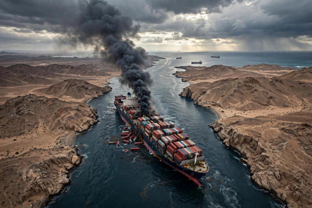 Hormuz on Edge: Mine Sinks Ship as Iran Threatens US Warships