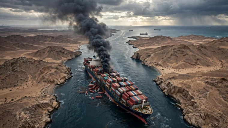 Hormuz on Edge: Mine Sinks Ship as Iran Threatens US Warships